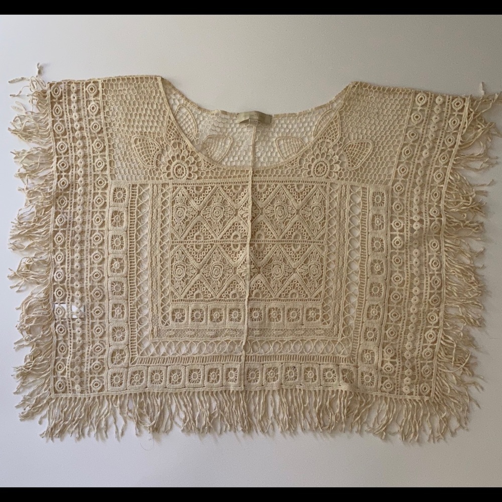 Cotton Lace Tunic Top new without tags